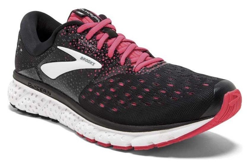 Кроссовки женские Brooks GLYCERIN 16 W 39 (8.0US) Black/pink/grey (1202781B070) RCH_15189