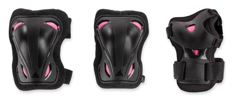 Защитный комплект Rollerblade SKATE GEAR W 3 PACK L Black/Raspberry (069P0500) RCH_10795