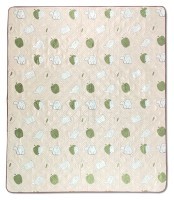 Килимок для пікніка водостійкий Naturehike CNK2350WS010, 210x240 см, бежевий з принтом