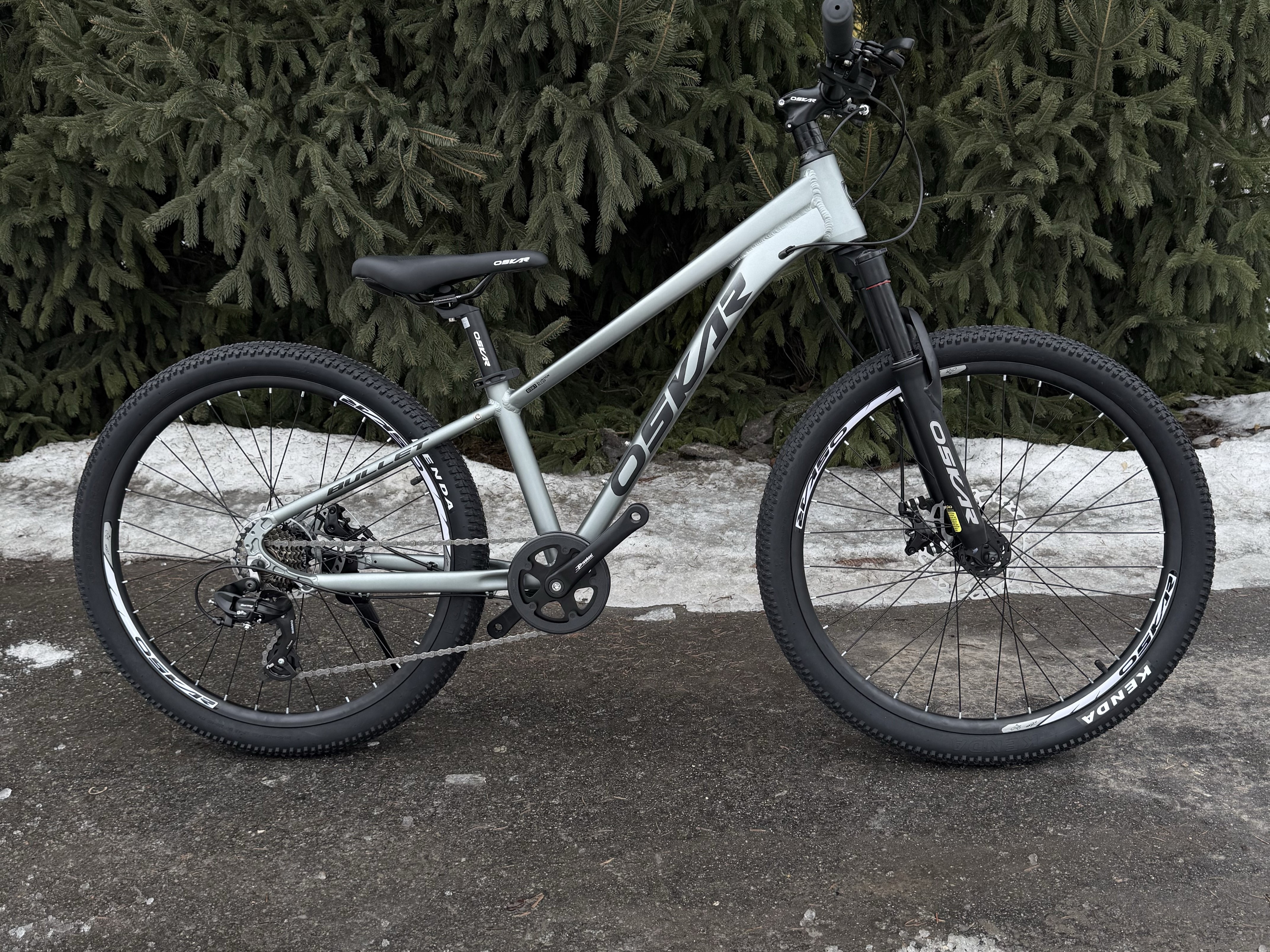 Велосипед Oskar 24" Bullet серый 2026 OSK_3531100038