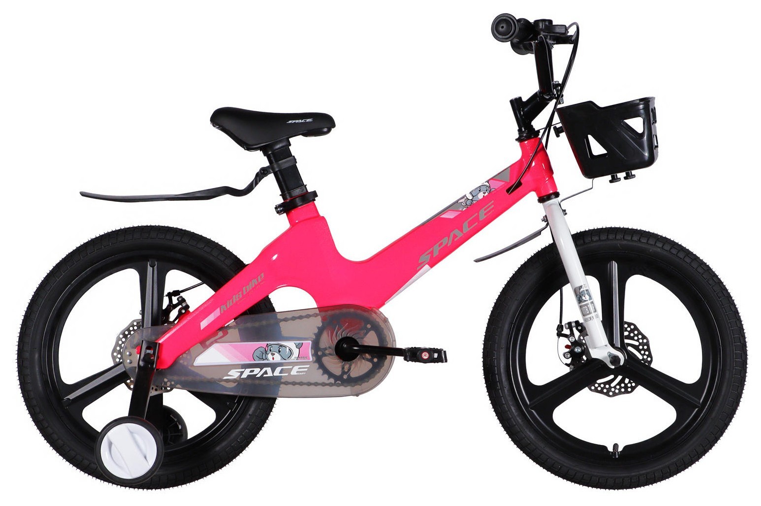 Велосипед MG 18" SPACE KID MOON DD рама-10,6" розовый 2026 OPS-SK-18-048