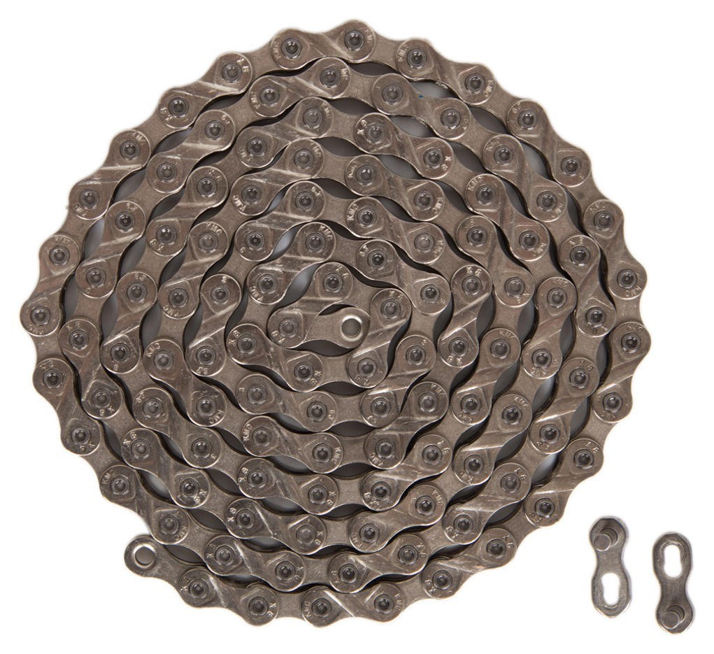 Цепь 8 116 зв. замок KMC X8 silver/silver CHA-204